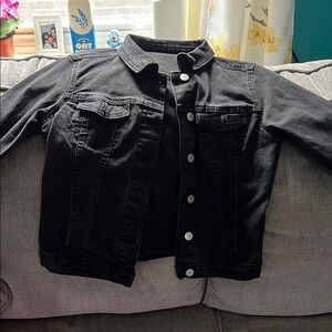 Forever 21 Black Jean Jacket